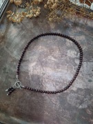 Choker granat naszyjnik