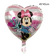 Balon foliowy w kształcie serca - Myszka Minnie 