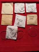 Szkiełka do zegarków z plexi, nowe