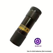 Latarka UV 395-400nm Połów Bursztynu Nowa