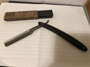 stara brzytwa, trudno zobaczyć producenta, stan br