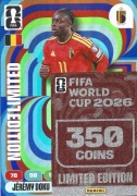PANINI FIFA WORLD CUP 2026 LIMITED EDITION XXL DUŻA JEREMY DOKU BELGIA