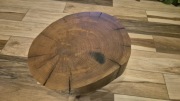 Stolik kawowy z plastra dębu 