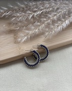 Kolczyki z japońskich koralików.