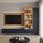 Szafka rtv wisząca pod telewizor TV  meblościanka hi-fi 