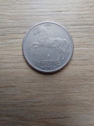 Norwegia 1 krone 1959 stan III; koń