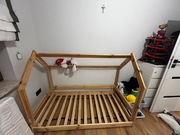 Łóżko dziecięce 160x80 drewniane 