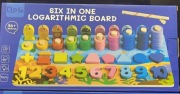 edukacyjna zabawka drewniana typu „Six in One Logarithmic Board”