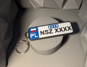 Brelok z twoją rejestracja i marką auta!