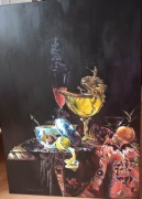 Kopia obrazu Willema Kalfa „Martwa natura z nautilusem”  :  