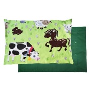 Poszewka 60x40 cm Krówka Konik łąka - Bawełna