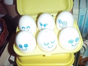 TOMY wesołe jajeczka z dźwiękiem + 3 Teletubisie i No-no