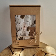 Otulacz muślin bawełna prezent bociankowe