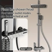 Zestaw prysznicowy szary 