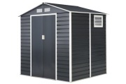 Schowek ogrodowy Malmo 2,1x1,9 m metalowy domek na narzędzia antracyt