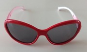 czerwone okulary przeciwsłoneczne dla dziewczynki wiek 5-10 lat dz