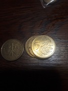 Moneta 5 groszy 2014 rok 