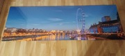 Duży obraz,plakat w antyramie Londyn ,London eye 158/54