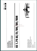 katalog części zgrabiarka DEUTZ FAHR KS 1.70