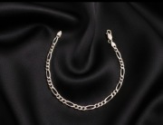 Srebrna bransoletka pancerka 925, 4.64 gram