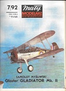 Mały Modelarz 7 1992 GLADIATOR model 1:33