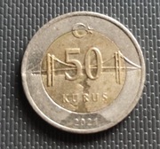 50 kurus 2021r Turcja