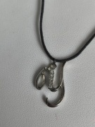 Naszyjnik z wisiorkiem literka Y wysadzana diamencikami kod965