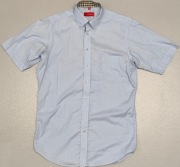 Wr) WILLSOOR  elegancka koszula męska krótki rękaw Roz.M 