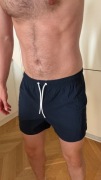 Męskie Spodenki Kąpielowe Armani M Navy Blue