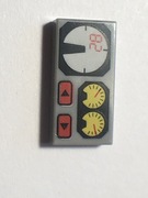 LEGO płytka 1x2 wskaźnik zegar 3069bpx19