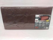 Skrzynia Siedzisko Pufa Do Siedzenia O Wyglądzie Skóry Brąz 