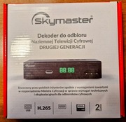 Dekoder do odbioru TV naziemnej DVB-T2 i DVB-T, Skymaster, Gwarancja, WAW