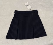 Zara nowa granatowa spódniczka prążek modna Wygodna 128 8l