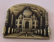 Magnes na lodówkę metalowy TAJ MAHAL INDIA Indie Ganges Cejlon(43) 