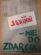 Plakat Solidarność  nie do zdarcia Wybory 1989  