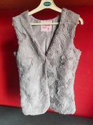 Kamizelka bezrękawnik futerko dziewczęce rozm. 134 Youngstyle