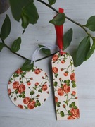 Zakładka + podkładka rękodzieło decu handmade 8