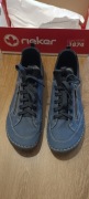 Buty Rieker damskie, codzienne, niebieskie