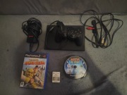 Zestaw konsola PS2 z grami