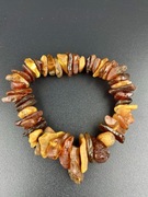 Bransoletka z naturalnego bursztynu baltyckiego