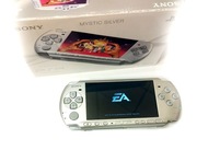 Konsola PSP SONY SILM 3004 MYSTIC SILVER 64GB Etui pudełko