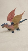 Figurka Smok Dragon ze skrzydłami różowy niebieski