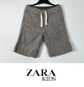 ZARA Kids Spodenki krótkie 104cm 3-4 l lniane len