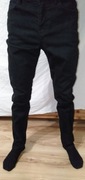 męskie czarne spodnie jeansowe DENIM W32 L32 