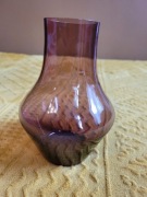 Wazon fioletowy szklany