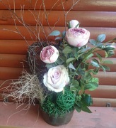 Stroik kompozycja kwiaty