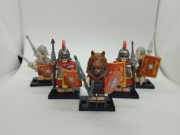 Minifigurka 5 sztuk Żołnierz Rzym Legionista Optio kompatybilne z LEGO