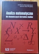 Analiza matematyczna dla ekonomicznych kierunków studiów 