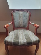 Fotel rzeźbiony drewniany