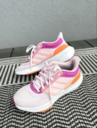 Adidas bounce eq21 buty różowe pomarańczowe białe sneakersy do biegania